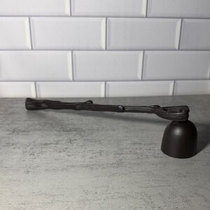 Elegant Black metal candle snuffer